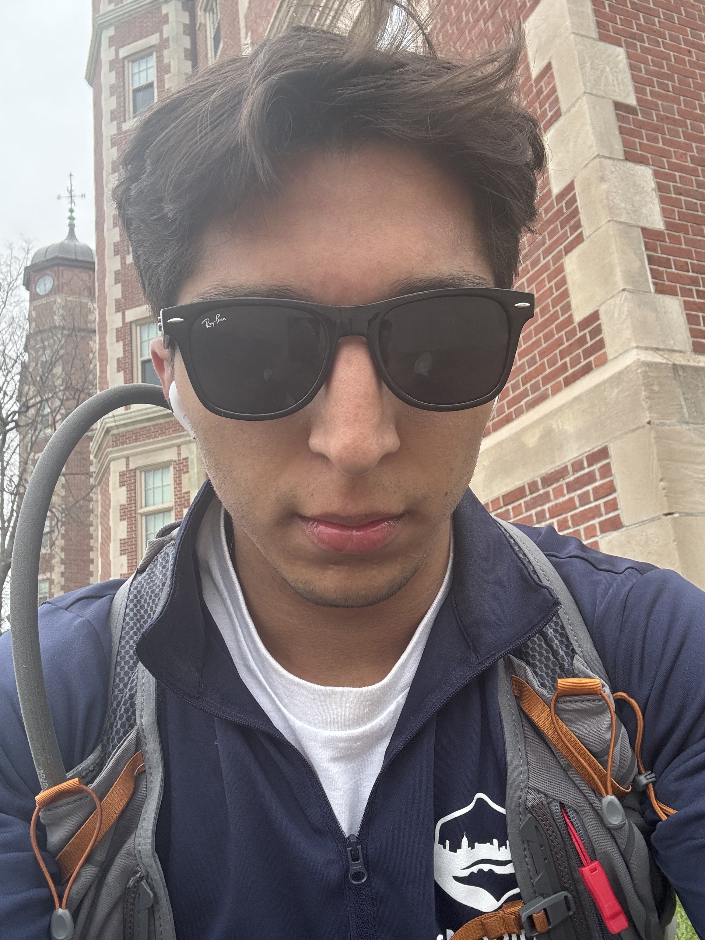 Me after finishing my run trying to look composed